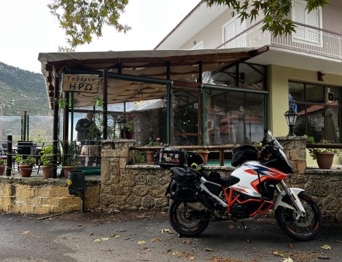 Εκδρομή στο Στενό με το KTM super adventure 1290r για ομελέτα στην Ηρώ