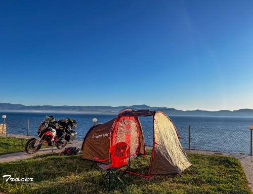 Πρώτο στήσιμο της lone rider tent